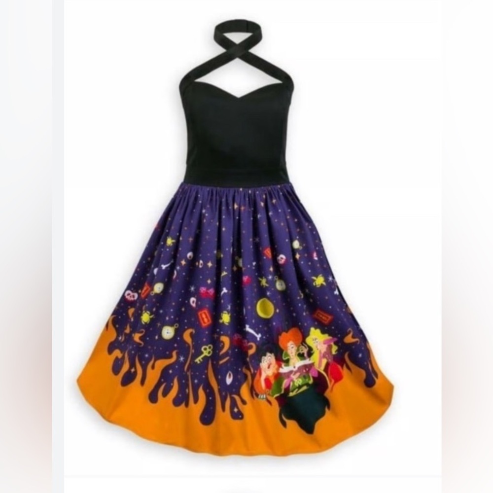 Disney Parks Dress Shop Hocus Pocus Sanderson Sister Dress XS NWT - Picture 2 of 10